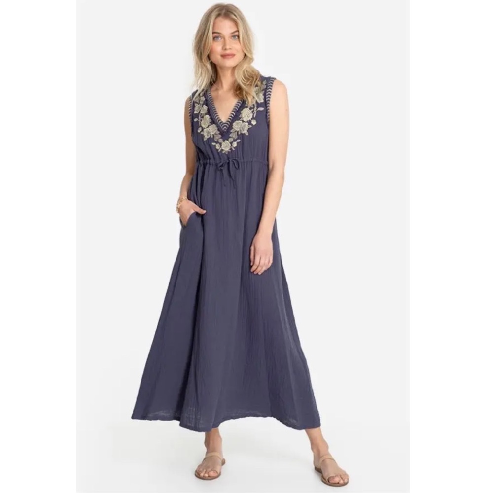 Johnny Was Amapola Gauze Maxi Dress